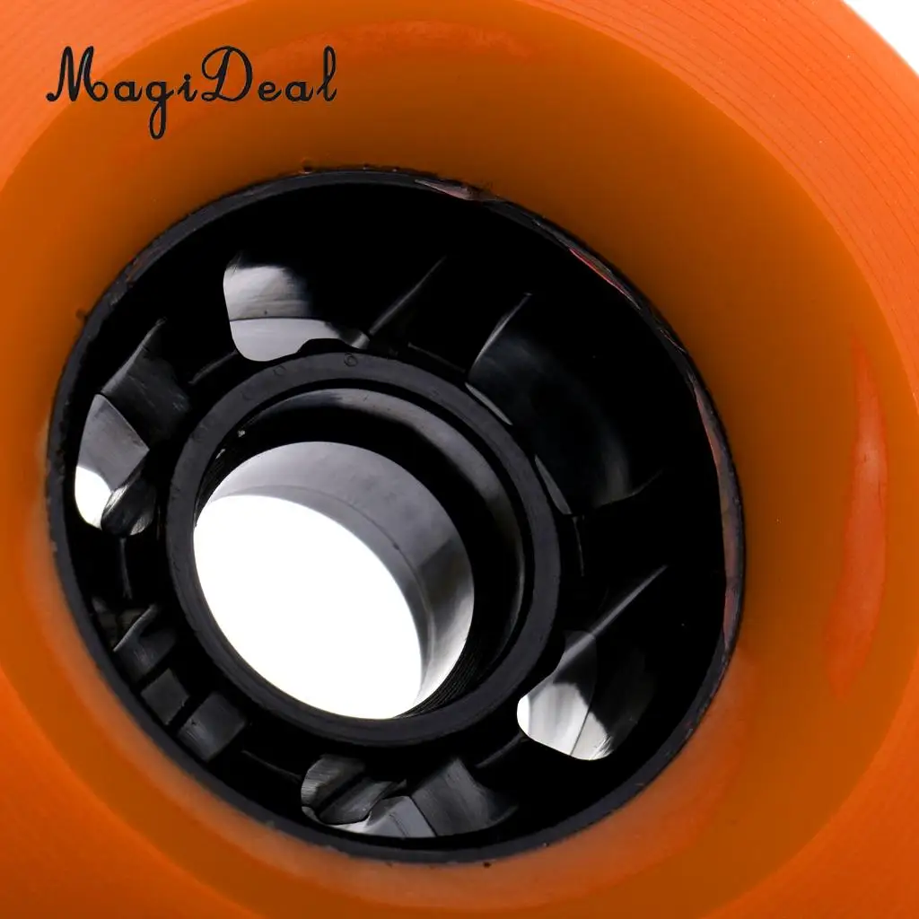 MagiDeal Solid Cruiser Longboard Bodyboard PU Wheels Colorful for Mini Cruiser Children Kids Skate Board Accessory