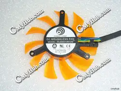 Для Мощность Logic PLD06010B12M DC12V 0.25A 55X55X10 мм 6010 55*55*10 мм 60 мм 39*39*39 мм 4Pin 4 провода GPU Графика Вентилятор охлаждения