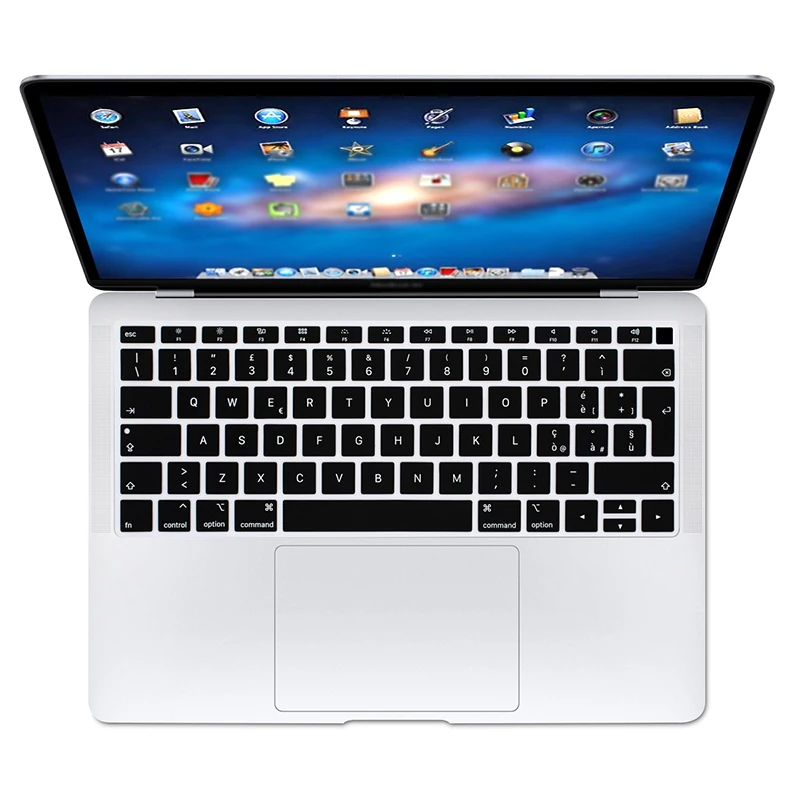 Для MacBook Air 13 A1932 выпуска русский, французский, португальский, шведский, итальянский язык силиконовые покрытие для клавиатуры - Цвет: Italian