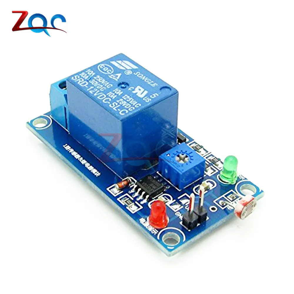 Neu 12V Licht Photoschalter Sensor Schalter LDR Photowiderstand Relaismodul 1pcs Neu 12V Licht Photoschalter Sensor Schalter LDR Photowiderstand Relaismodul 1pcs