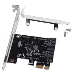 PCIe PCI Express SATA3.0 2-Порты и разъёмы SATA III 6 г расширения карты контроллера адаптер