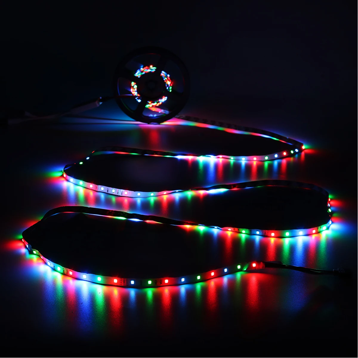 5M SMD2835 Alexa Smart Home WIFI Controller APP Control Non-waterproof RGB LED Strip Light DC12V