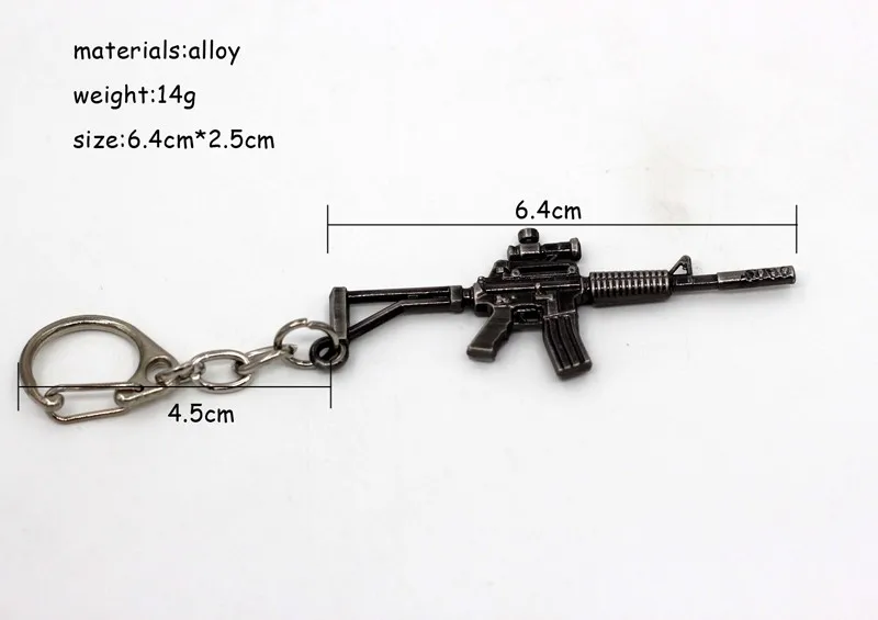 10 стилей пистолет оружие брелок ретро мини AUG AK47 винтовка револьвер Танк пистолет металлический брелок для унисекс крутые подарки модные ювелирные изделия