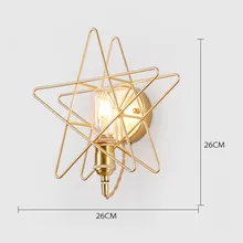 LED Creative metal + solid wood modern staircase lamp living room bedroom bedside indoor lighting home corridor loft wall lamp modern minimalist circle led bedside wall lamp post modern staircase corridor bedroom living room restaurant wall lamp