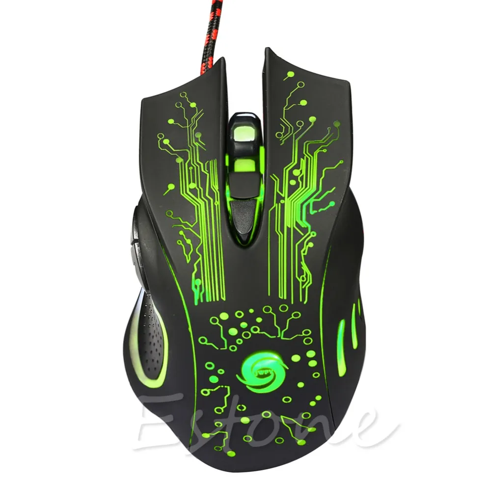 Computer font b Accessories b font Professional 5500DPI 6 Buttons USB Optical Wired Gaming Mouse Mice