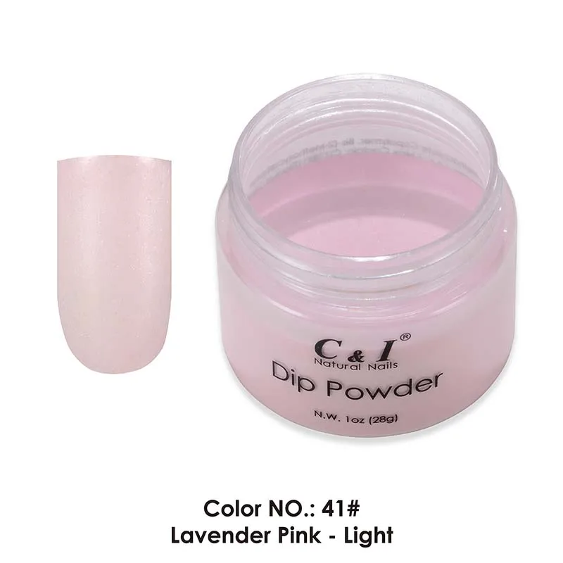 C& I Dip Powder, color#30-#60, цвет ногтей, эффект геля для ногтей, 28 г - Цвет: 41