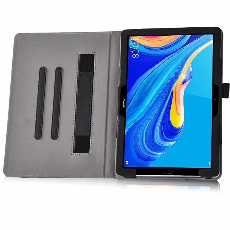 Для huawei M6 10," PRO VRD-L09 планшет чехол для huawei Mediapad M6 10,8" folio Stand кошелек Чехол ручной чехол с зажимом+ ручка