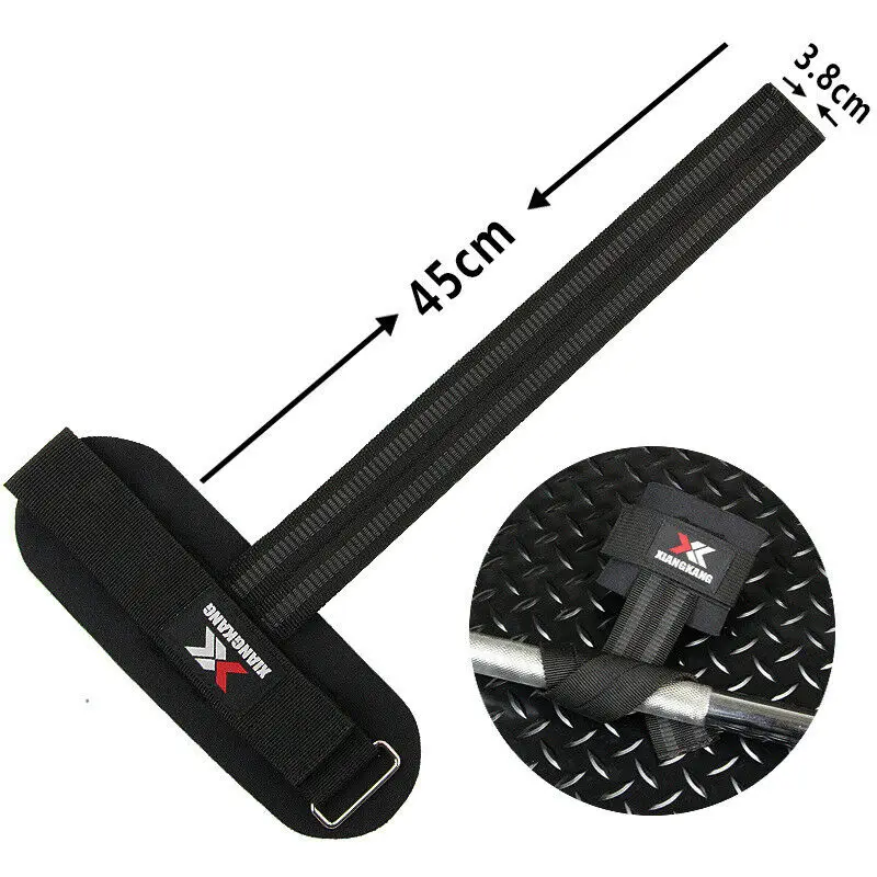 1PC Weight Lifting Straps Glove Fitness Gym Wrap Brace Support Strength Training Sports Body Building Grips Hand Protection