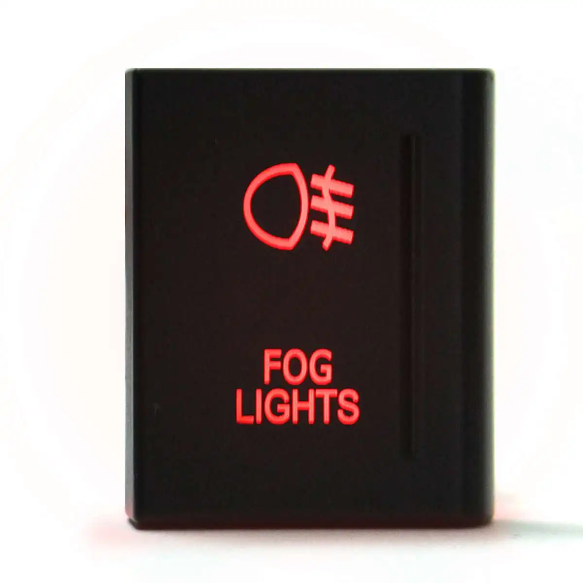 Fog Light 12 В 3 А пластиковый светодиодный кнопочный переключатель, светильник для вождения, панель включения выключения, тумблер Для VW Amarok PSWA107R, подходит только для правой стороны - Цвет: Fog Light