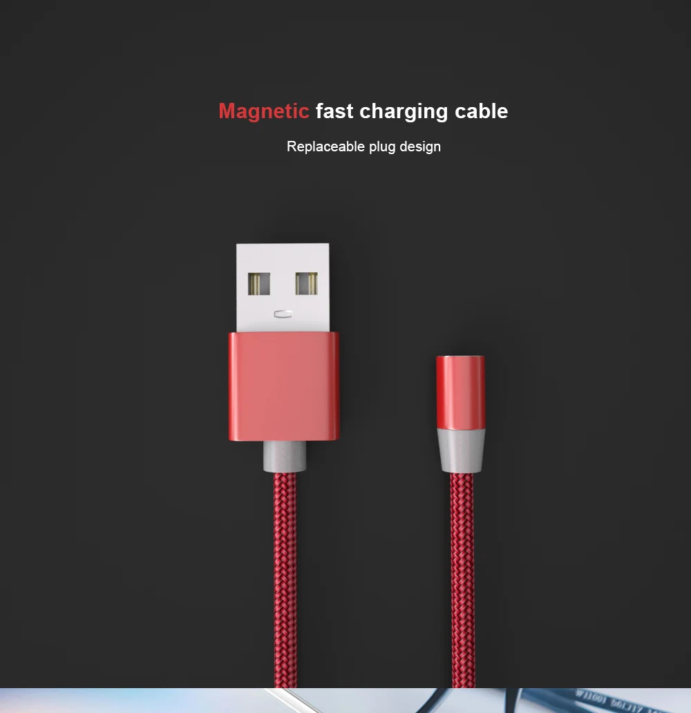 Магнитный USB кабель для быстрой зарядки мобильного телефона Micro type C Шнур для iPhone XS XR 8 7 samsung S10 S9 Xiaomi светящееся магнитное зарядное устройство