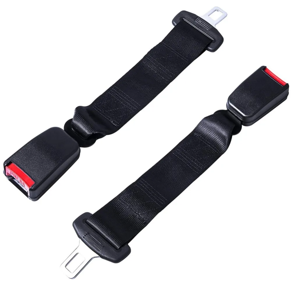 

36CM Extender Extension Buckle Seat Belts Longer Universal Car Auto Seat Seatbelt Safety Belt with Lock Tongue