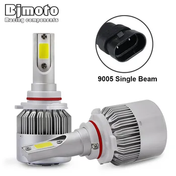 

Bjmoto C9 H1 H7 H11 9005 HB3 9006 HB4 H4 9003 HB2 H13 9008 Hi/Li Car Auto LED Headlight Fog Bulb Automobiles Head lamp