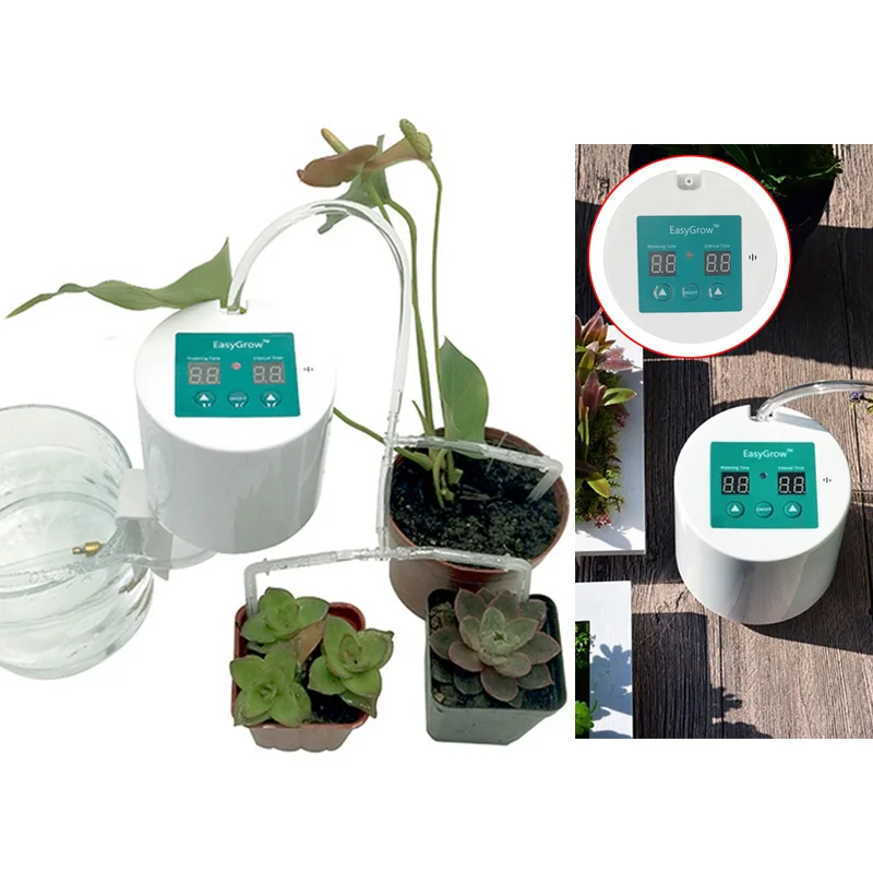 

Automatic Watering Device Intelligent Drip Irrigation Tool Water Pump Timer system Garden Succulents Plant Irrigation Controller