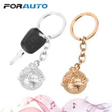 FORAUTO автомобильный брелок для ключей, автомобильный брелок, брелок для ключей, подарок для друга, креативные автомобильные аксессуары, золото, серебро