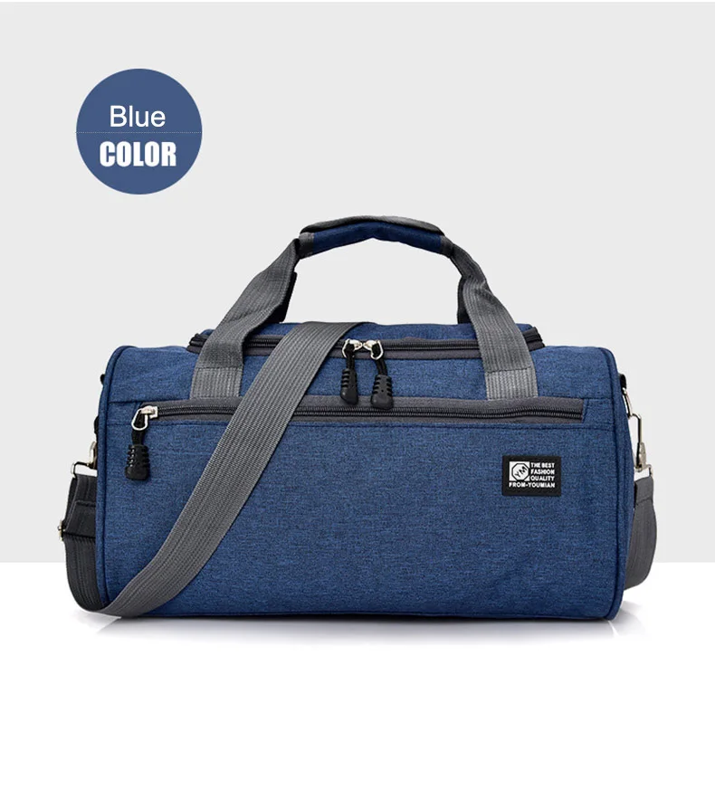 Men Travel Duffle Solid Crossbody Luggage Bag Unisex Portable Nylon Handbags Large Multifunctional Shoulder Bag For Male XA268WC