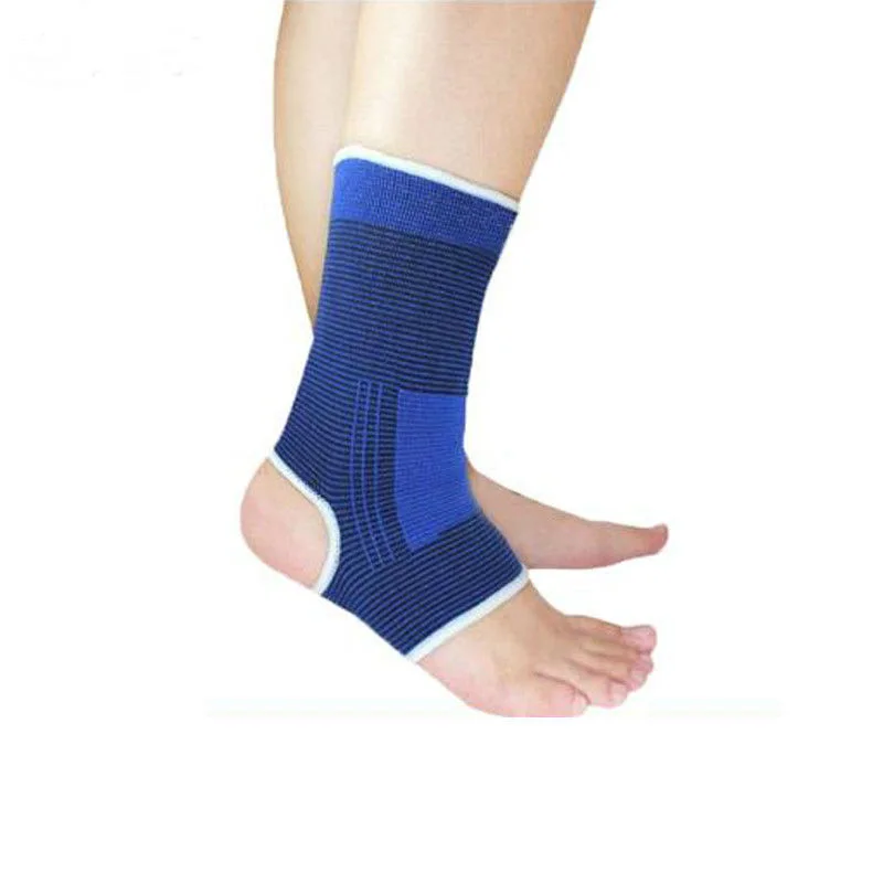 

1Pair Elasticated Knee Blue Knee Pads Bandage Knee Support Brace Leg Arthritis Injury Sleeve Ankle Brace Support 2019 New