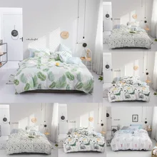 Hongbo мультфильм комплект постельного белья с цветами хлопок постельное белье наборы для ухода за кожей покрывала дети набор пододеяльников пуховых одеял