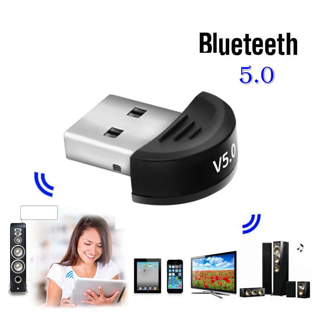 USB Bluetooth Dongle Adapter 5.0 for PC Computer Speaker Wireless Mouse Bluetooth Music Audio Receiver Transmitter aptx