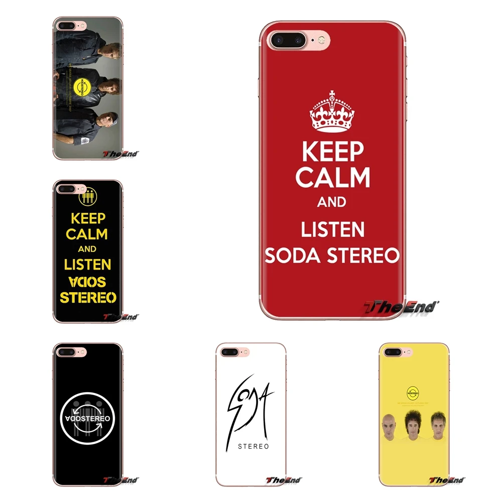Для iPod Touch Apple iPhone 4 4S 5 5S SE 5C 6 6S 7 8 X XR XS Plus MAX силиконовый чехол с логотипом Soda Stereo