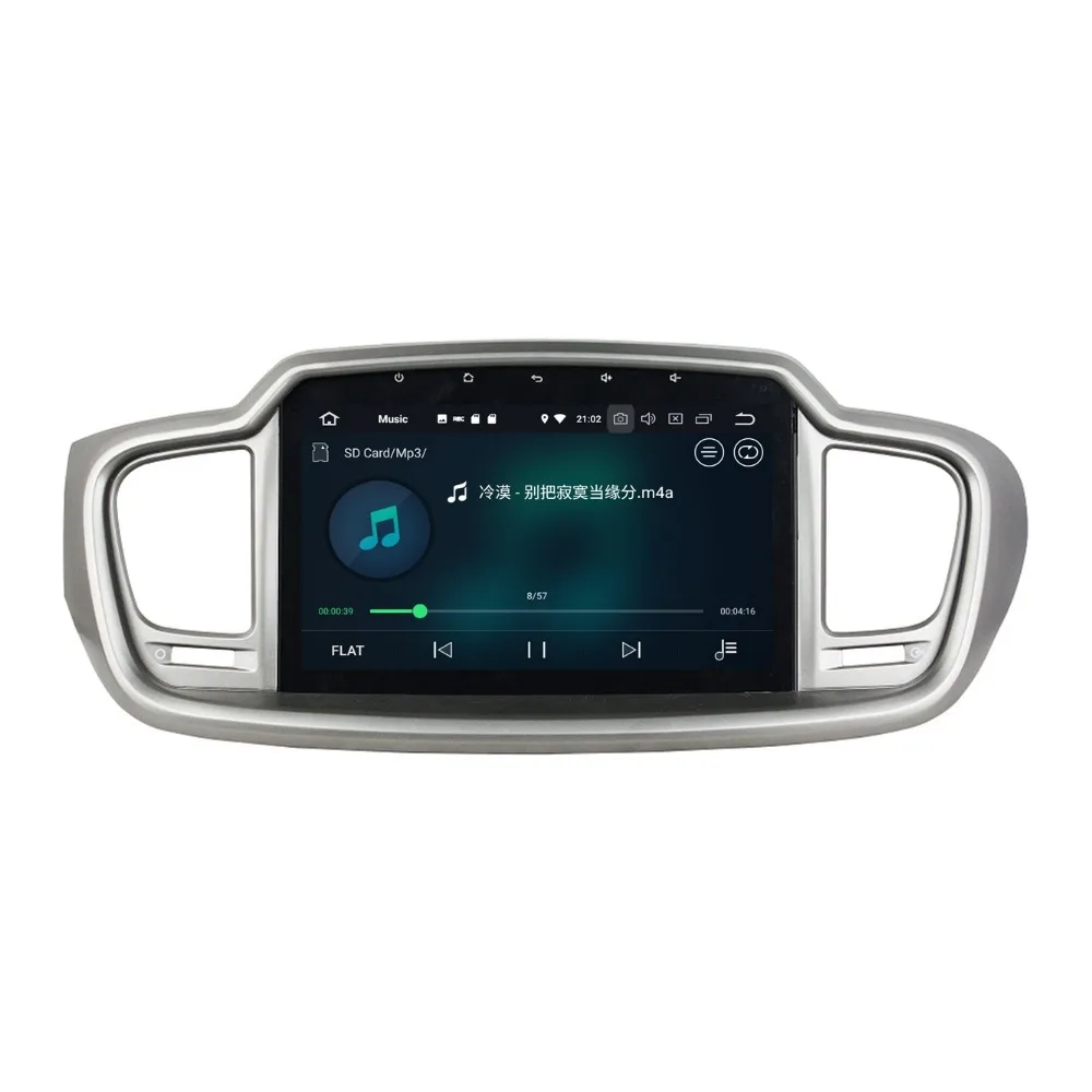 Автомобильный DVD плеер 2 din 10 1 дюйма Восьмиядерный Android 8 0 для Kia Sorento 2015 2016 4 Гб ОЗУ