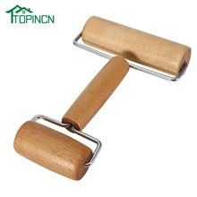 TOPINCN скалка для теста и пиццы пекарь ролик деревянный выпечки кухонная утварь