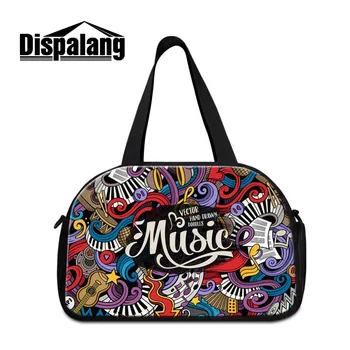 

Dispalang Custom Logo Printed Men Bag for Traveling Lady Design Women Travel Handbag Duffel Bags with Separate Space For Shoes
