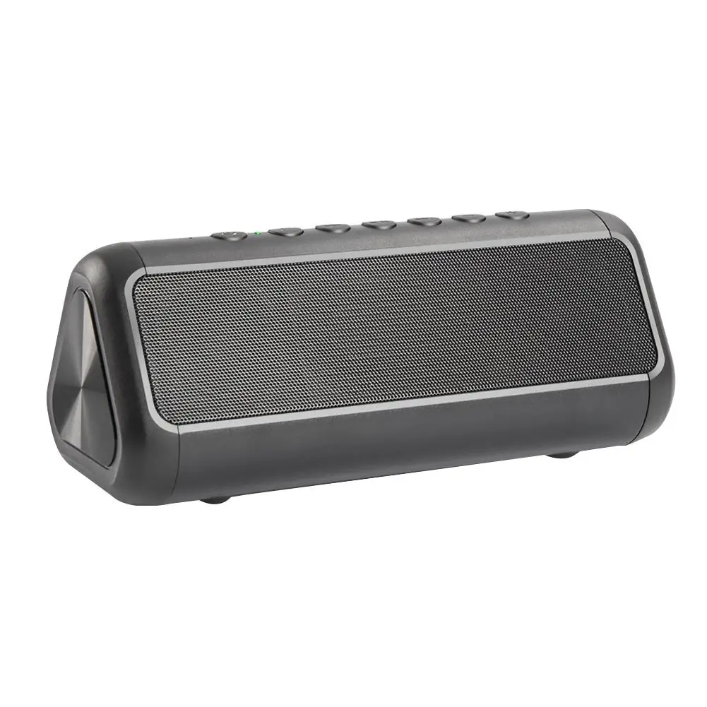 

Solar Power Bluetooth Audio Dual Speaker Outdoor Portable Waterproof Smart Subwoofer Speaker Support TF Card