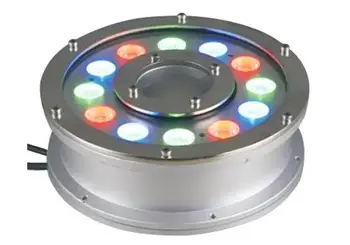 

DHL Free shipping Wholesale DMX512 RGB 12W LED pool light,12V ,warm white ,cool white,R,G.B,Y