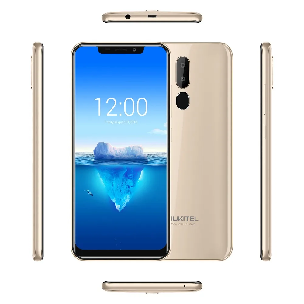 Oukitel C12 Pro смартфон 4G 6 18 &quot19:9 Android 8 1 Face ID 2 Гб Оперативная память 16 Встроенная 3300