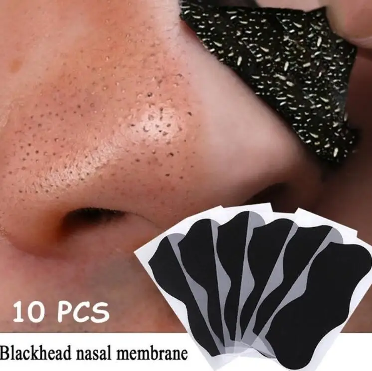Набор инструментов для удаления угрей из нержавеющей стали 3, 4, 5, 8 шт., массажер для лица - Цвет: 10pc nose mask patch