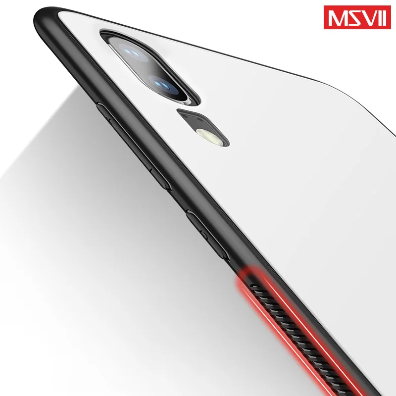 Чехол для Huawei P20 lite Case msvii Роскошный Тонкий силиконовый чехол из закаленного