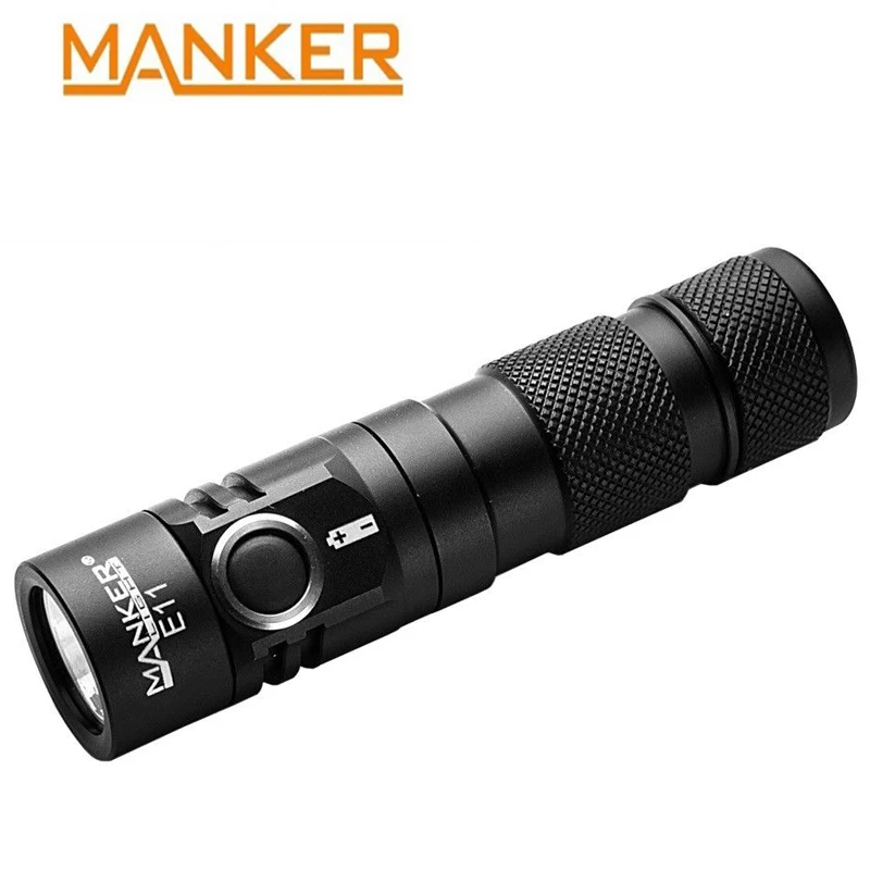 Манкер E11 800 люмен CREE XP L светодиодный фонарик маленький EDC AA свет 14500 факел с