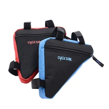 Rain proof Triangle Cycling bag Bike Bicycle Front Tube Frame Pouch Bag Holder Saddle 3 color saddle Rear bag velo accessories