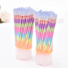 10 шт./лот Multi Цвет Радуга пополнения маркеры гелевые ручки студентов граффити флуоресцентный заправки