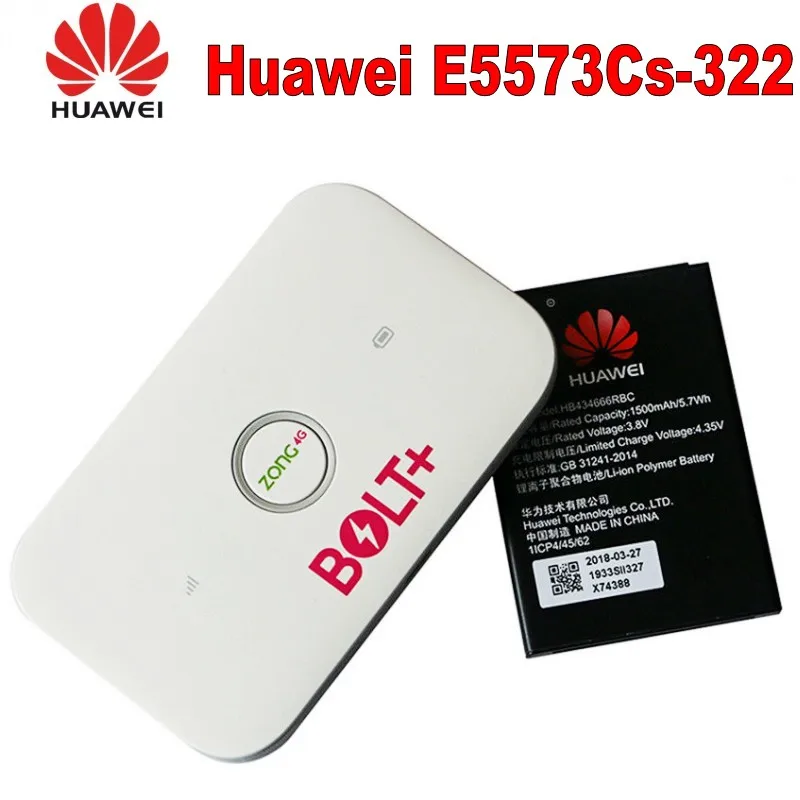 Desbloqueado com 150mbps Huawei-wi-fi Móvel Branco 4g Lte 5 Computador e Escritório