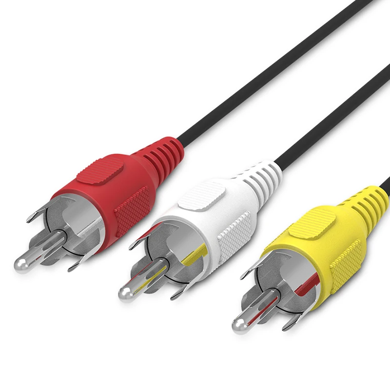 Buy High quality 3 RCA to RCA Male to Male Cable DVD