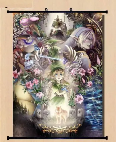 

Wall Scroll Zelda Link cosplay Home Decor Poster