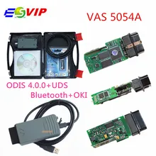 Free Shipping with Russian stock VAS 5054A Diagnostic Tool ODIS V3.0.3/4.13 Bluetooth Support UDS VAS5054A with OKI Full chip