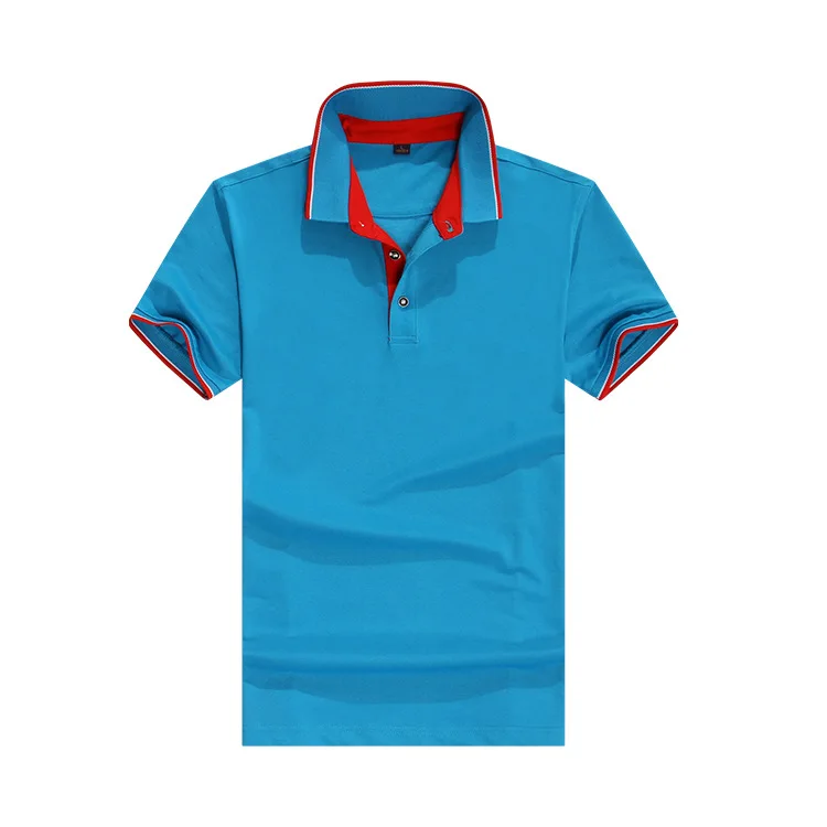 Новинка, дышащие Брендовые мужские рубашки поло с коротким рукавом, классический дизайн, сплошной цвет, S-3XL