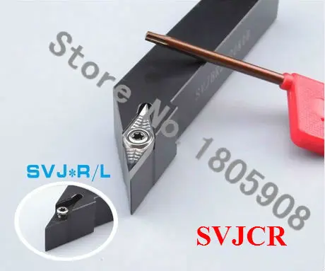 

1PCS SVJCL SVJCR1212H11 SVJCR1616H11 SVJCR1616H16 SVJCR2020K11 SVJCR2020K16 SVJCR2525M11 SVJCR2525M16 CNC Turning Tools