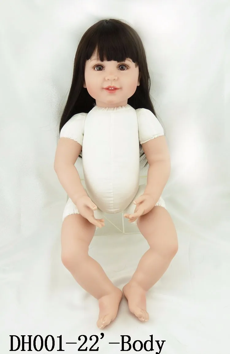 Новый 52 см Силиконовые Винил Reborn Baby Doll игрушки высокого класса моделирования кукла принцесса Brinquedos малыша Новый год и Рождество подарки