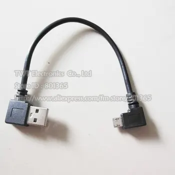 

NCHTEK USB A 2.0 left angle male to micro right angled cable, 20cm, 90 degrees L/R /Free shipping/10PCS