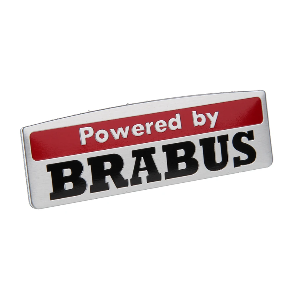 

Car Styling Emblem Aluminium Alloy Side Stickers Auto Badge For Mercedes Benz Brabus Logo Amg G55 G500 GLS W463 W203 W204 W212