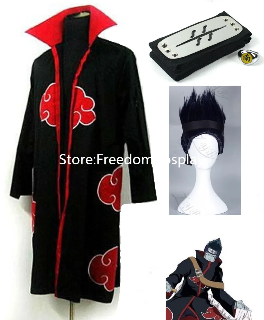 

Naruto Akatsuki Kisame Hoshigaki Cosplay Costume ANIME FREE SHIPPING