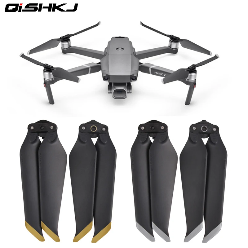 2PCS DJI Mavic 2 Pro Zoom Propeller 8743 Low-Noise Props Quick-Release Folding Blade Noise Reduction Prop Accessory Drone Parts |