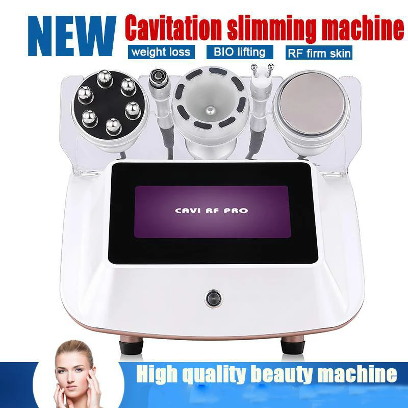 

5 in1 Skin Lifting Firming Ultrasonic Liposuction Cavitation Vacuum Body Shape Slimming Machine with CE Approved
