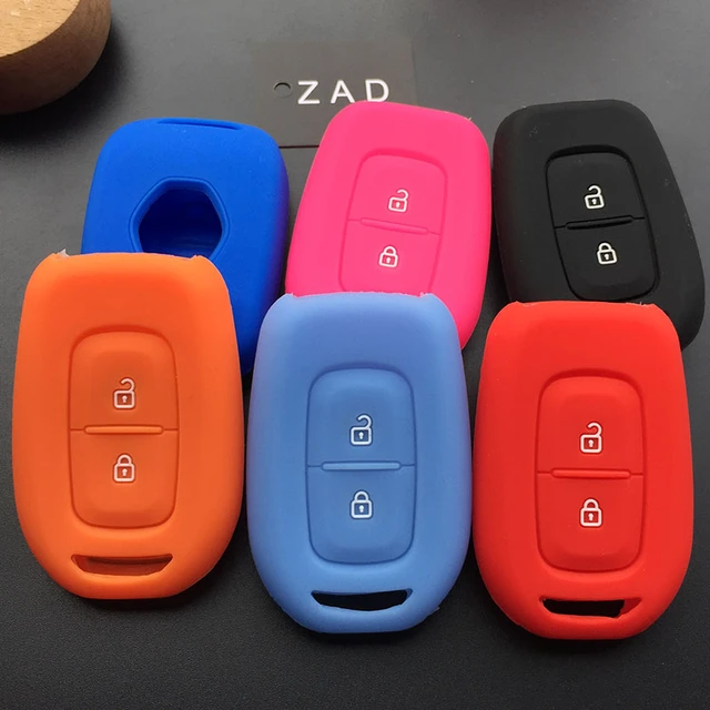 ZAD-Coque de clé de voiture en caoutchouc de silicone, coque de