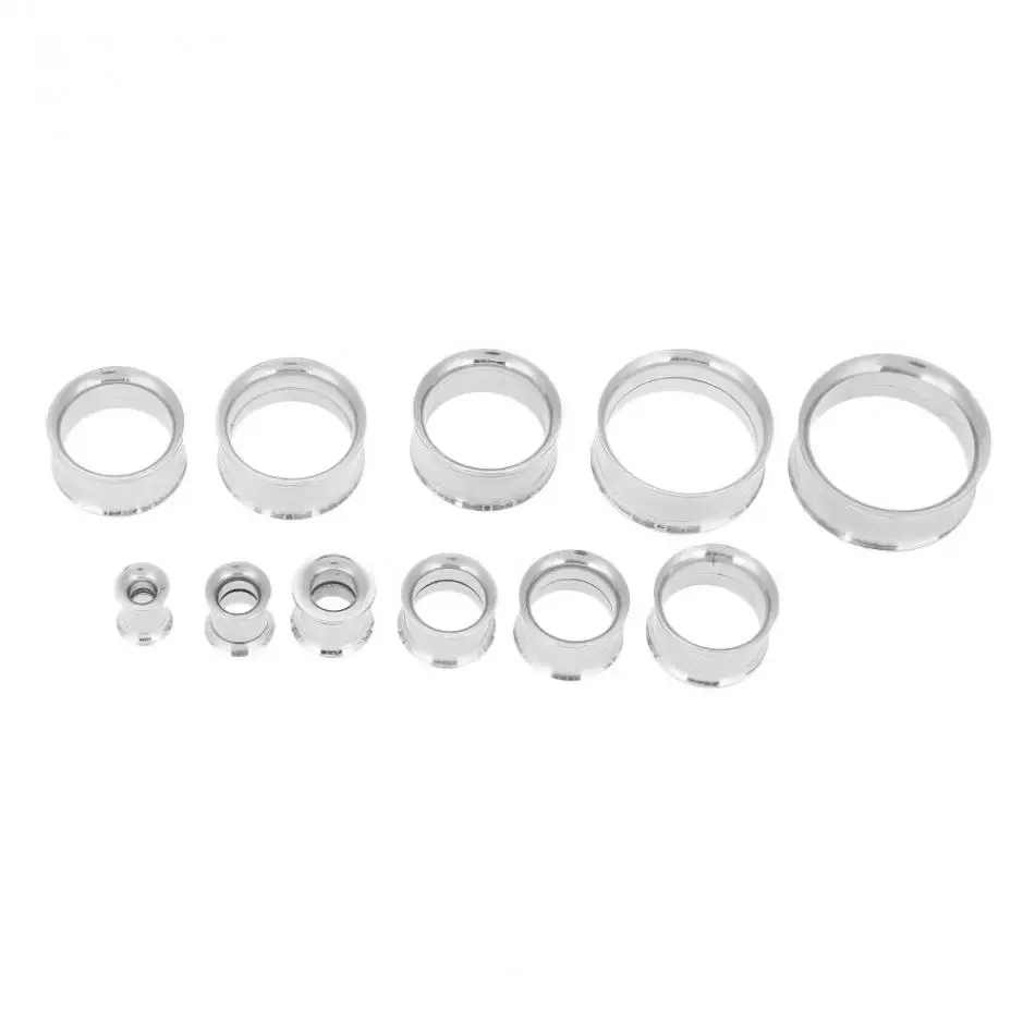 3Pcs Ear Gauges Earring Tool Kits Stainless Steel Ear Flesh Tunnel Plug Expander Stretcher Makeup Accessories Tools