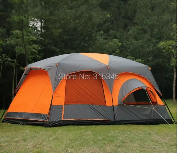 Роскошная ультратонкая Высококачественная палатка с одной спальней и двумя спальнями 6, 8, 10, 12, для кемпинга, высота 215 см, водонепроницаемая, вечерние, семейная палатка