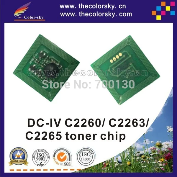 

(TY-XDC4C2260T) reset laser printer toner chip for Xerox DocuCentre-IV DC IV C 2260 2263 2265 CT201434 bkcmy 22k/15k free dhl
